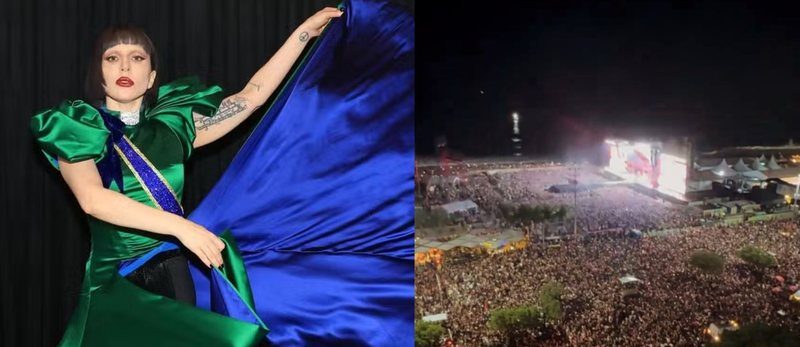 O ENORME SHOW DE LADY GAGA NO BRASIL