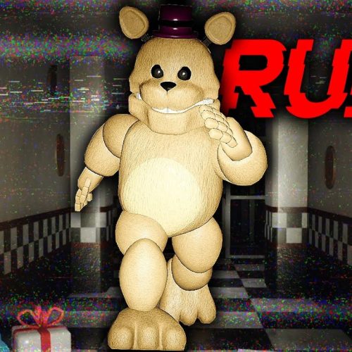 Sprinting Fredbear